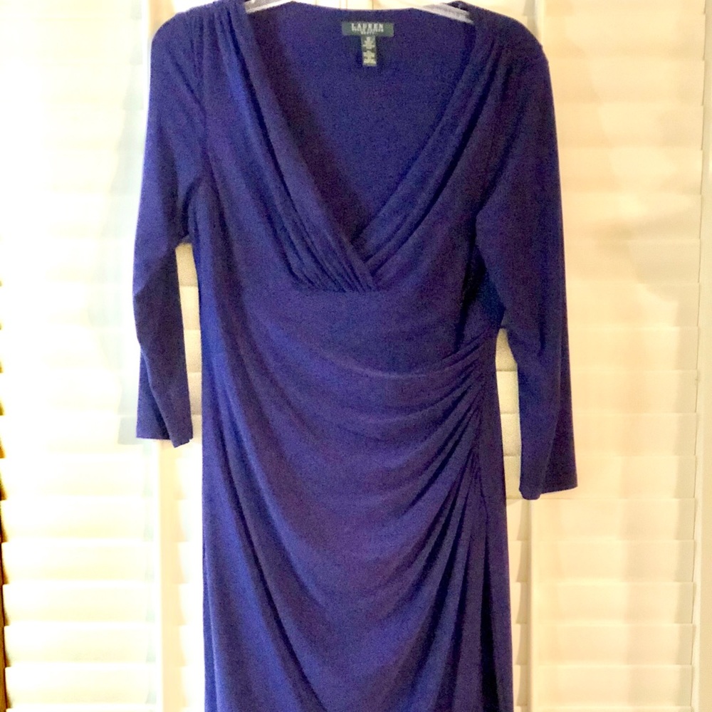 Ladies Royal bluish purple dress